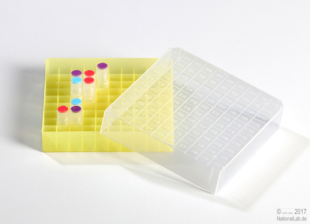 EPPi� Kryobox 1.0 / 10x10 dividers, Height 40 mm fix. 