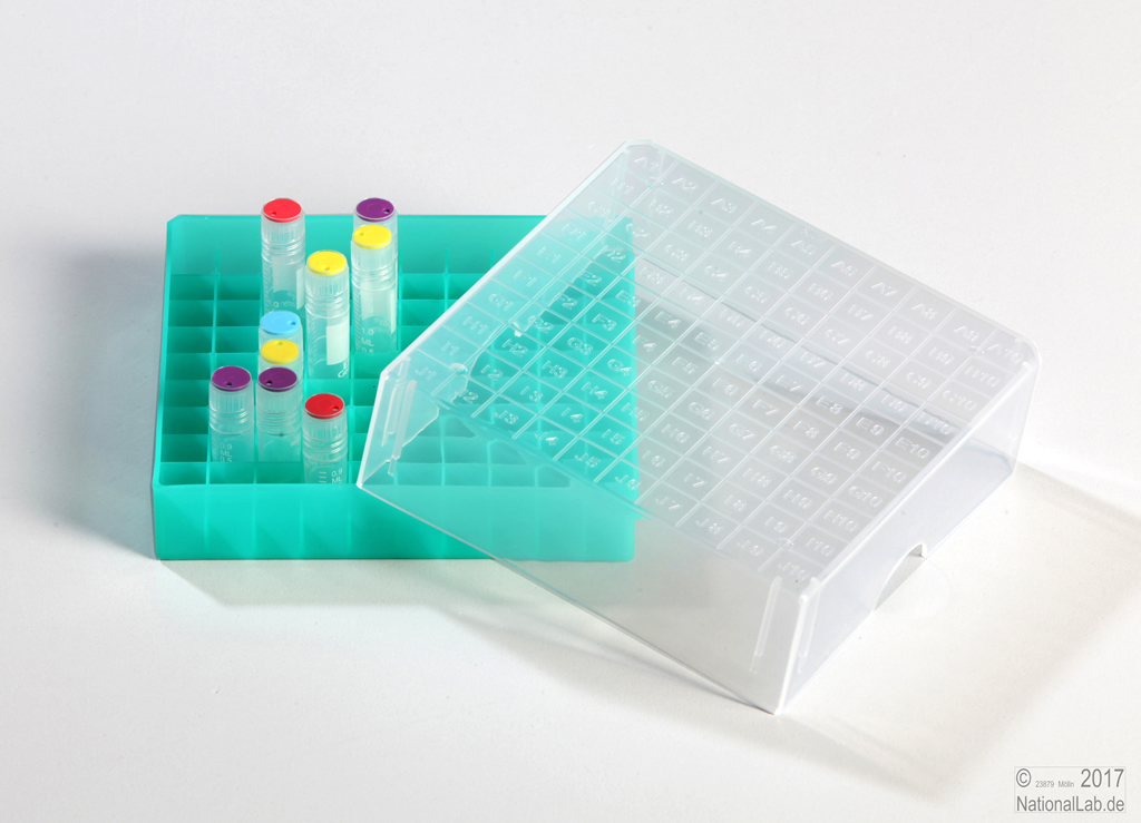 EPPi� Kryobox 2,0 / 10x10 F�cher, H�he 53 mm fix. 