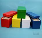 CellBox Box Mini lang, H�he 128 mm, mit eingelegtem 5x10 Rastereinsatz (H�he 90 mm)