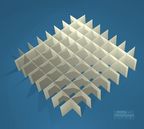 Rastereins�tze f�r EPPi� / BRAVO / DELTA Box 130 x 130 / 133 x 133, H�he 25 mm