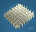 Rastereins�tze f�r EPPi� / BRAVO / DELTA Box 130 x 130 / 133 x 133, H�he 30 mm