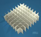 Rastereins�tze f�r EPPi� / BRAVO / DELTA Box 130 x 130 / 133 x 133, H�he 40 mm