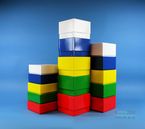 DELTA Box 100, H�he 100 mm, verl�ngerter Deckel, ohne eingelegtem Rastereinsatz