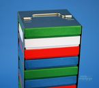 BRAVO 25 Truhengestell f�r alle Boxen bis 133x133x28 mm (pro Fach 2 Boxen)