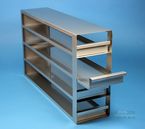 BRAVO 75 Schrankeinsch�be f�r alle Boxen bis 133x133x78 mm, offene Bauform, Griffkante, ohne Auszugstop, Schubladenb�den geschlossen