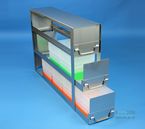 EPPi� 128 Schrankeinsch�be f�r alle Boxen bis 133x133x128 mm, offene Bauform, Klappgriff, mit Auszugstop, Schubladenb�den offen