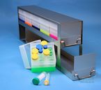 EPPi� 128 Schrankeinsch�be f�r alle Boxen bis 133x133x128 mm, offene Bauform, Klappgriff, mit Auszugstop, Schubladenb�den geschlossen