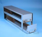 ALPHA 100 Schrankeinsch�be f�r alle Boxen bis 136x136x103 mm, offene Bauform, Klappgriff, ohne Auszugstop, Schubladenb�den geschlossen