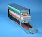 EPPi� 75 Schrankeinsch�be f�r alle Boxen bis 133x133x76 mm, offene Bauform, Klappgriff, mit Auszugstop, Schubladenb�den geschlossen