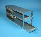 EPPi� 105 Schrankeinsch�be f�r alle Boxen bis 133x133x105 mm, offene Bauform, Griffkante, ohne Auszugstop, Schubladenb�den geschlossen