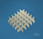 Rastereins�tze f�r NANU Box 76 x 76, H�he 15 mm