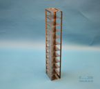 Mikrotiter Truhengestell mit Einzelf�chern f�r Mikrotiterplatten bis 86x128x53 mm