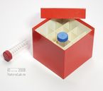 CellBox Box Maxi, H�he 128 mm, mit eingelegtem 4x4 Rastereinsatz (H�he 90 mm)